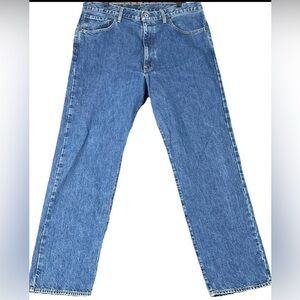 Ralph Lauren Polo Jeans Mens 38x32 Wide Leg Classic Fit Straight Leg VTG‎ Cotton